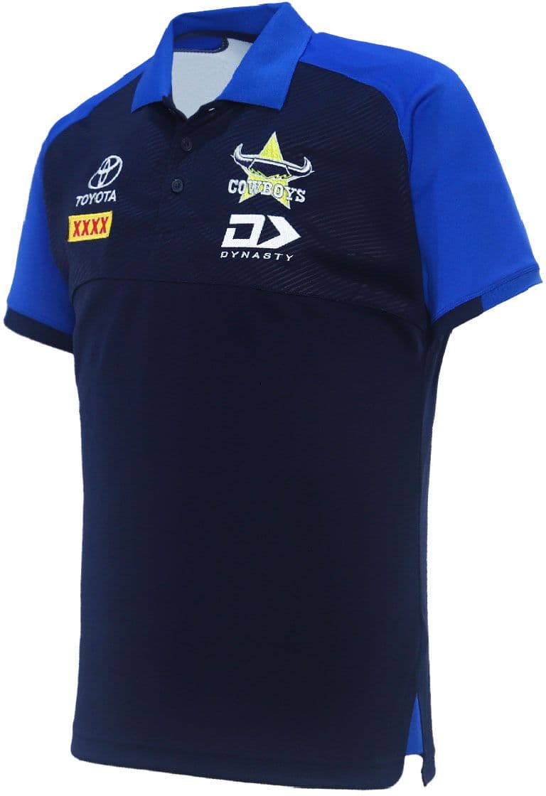North Queensland Cowboys NRL Mens Media Polo Shirt - Image 2