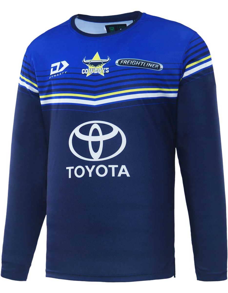 North Queensland Cowboys NRL Mens Long Sleeve Training Shirt