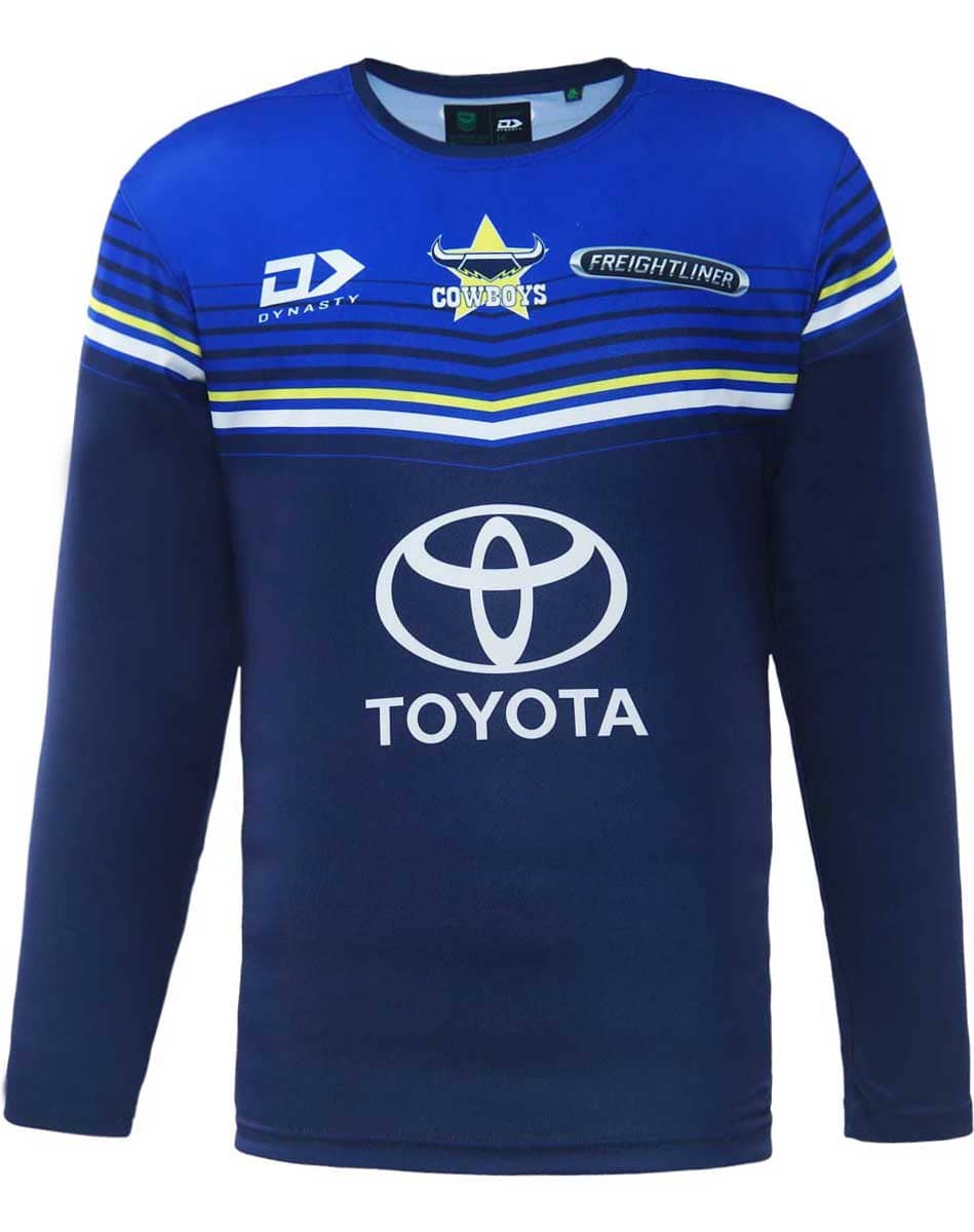 North Queensland Cowboys NRL Mens Long Sleeve Training Shirt - Image 2