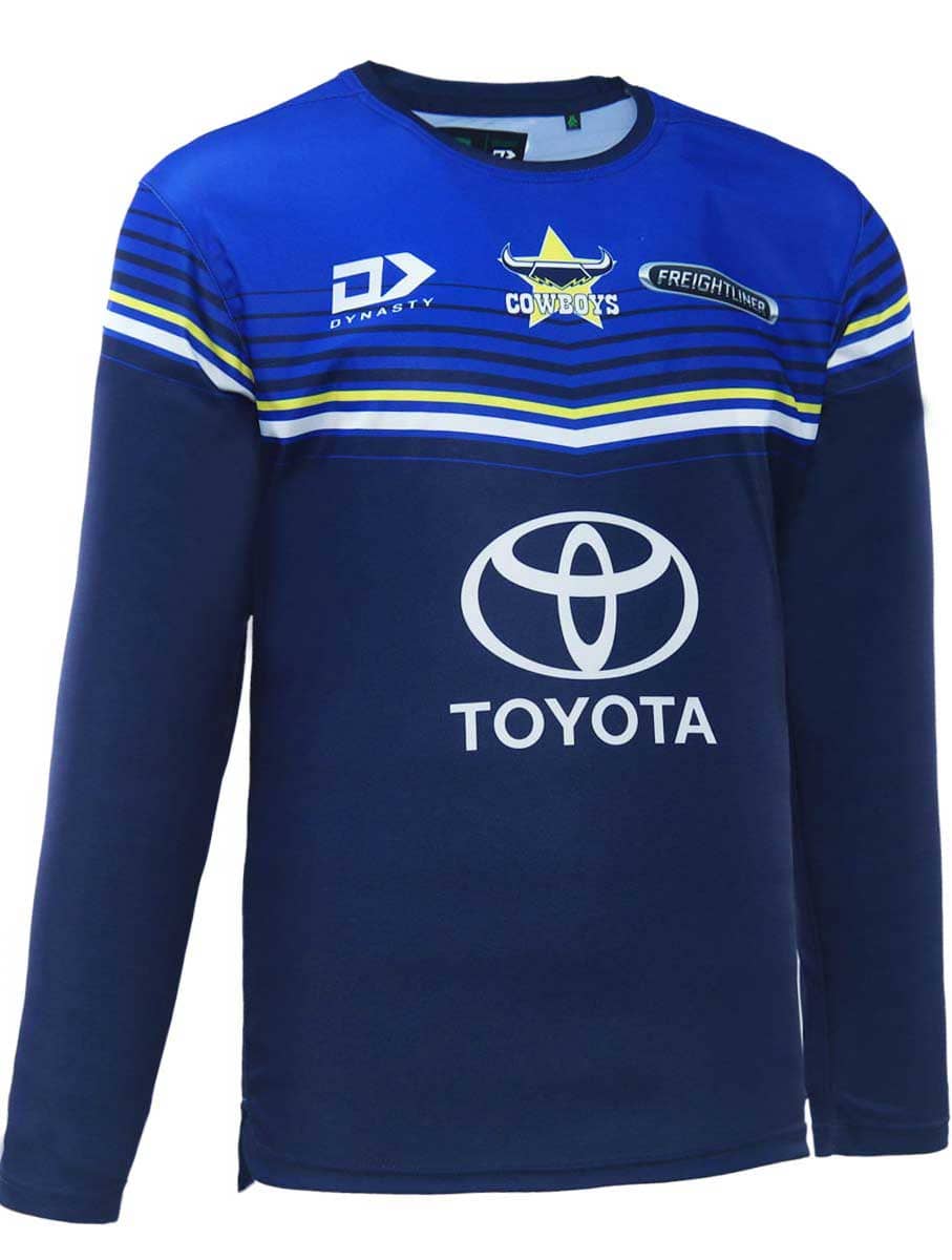 North Queensland Cowboys NRL Mens Long Sleeve Training Shirt - Image 3