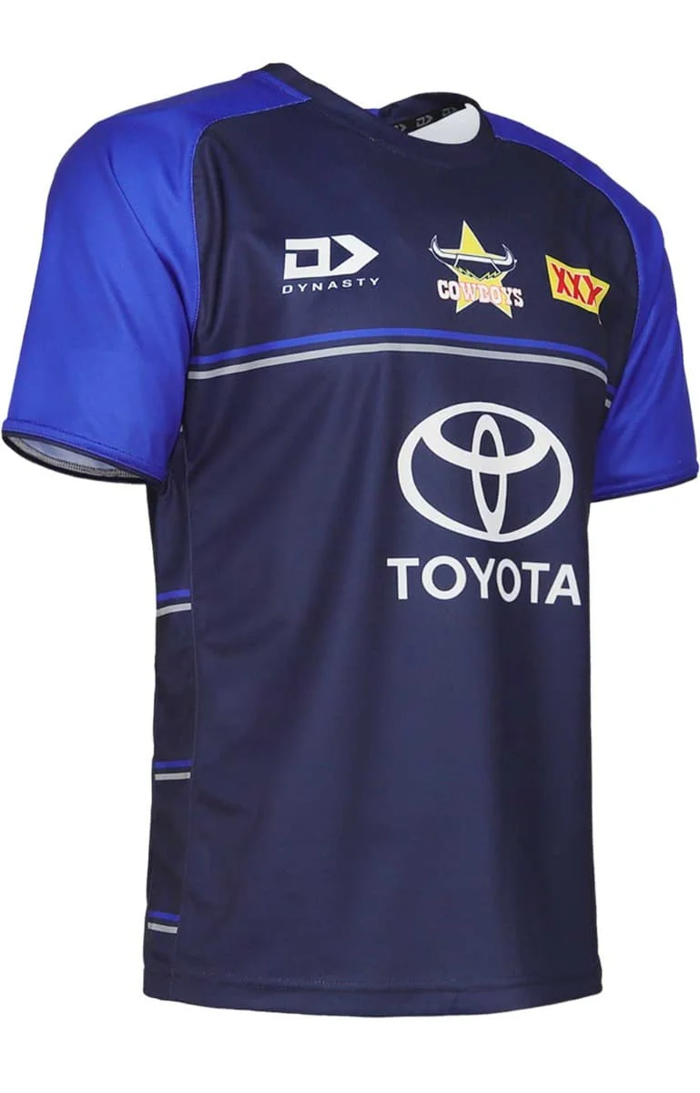 North Queensland Cowboys Navy Training Shirt - Image 2