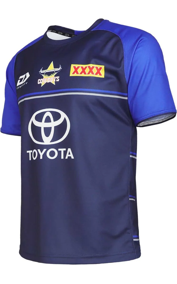 North Queensland Cowboys Navy Training Shirt - Image 3