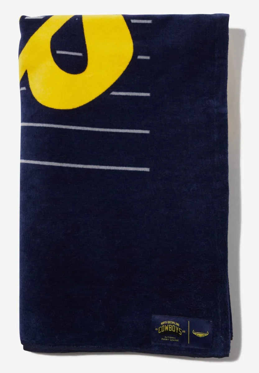 North Queensland Cowboys NRL Headline Mega Beach Towel 170cm x 90cm - Image 2