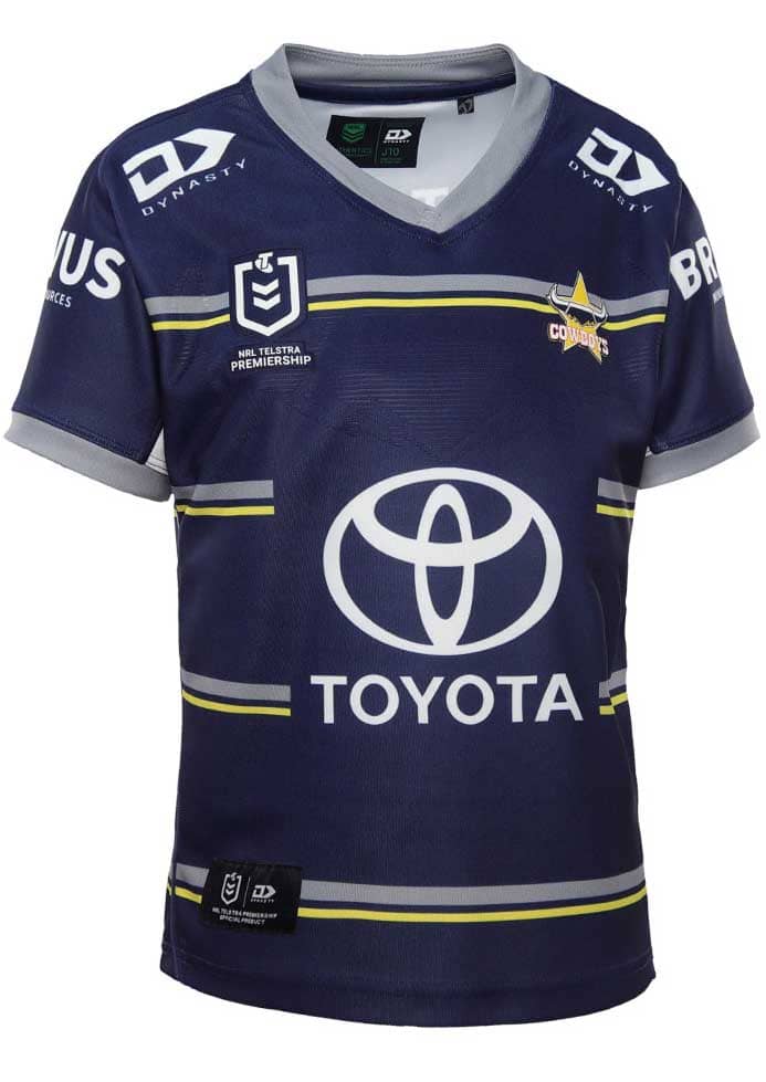 North Queensland Cowboys NRL Kids Home Jersey - Image 2