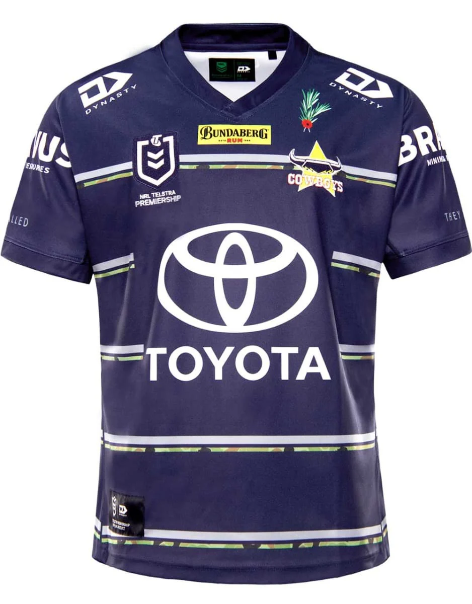 North Queensland Cowboys NRL Mens Anzac Defence Jersey