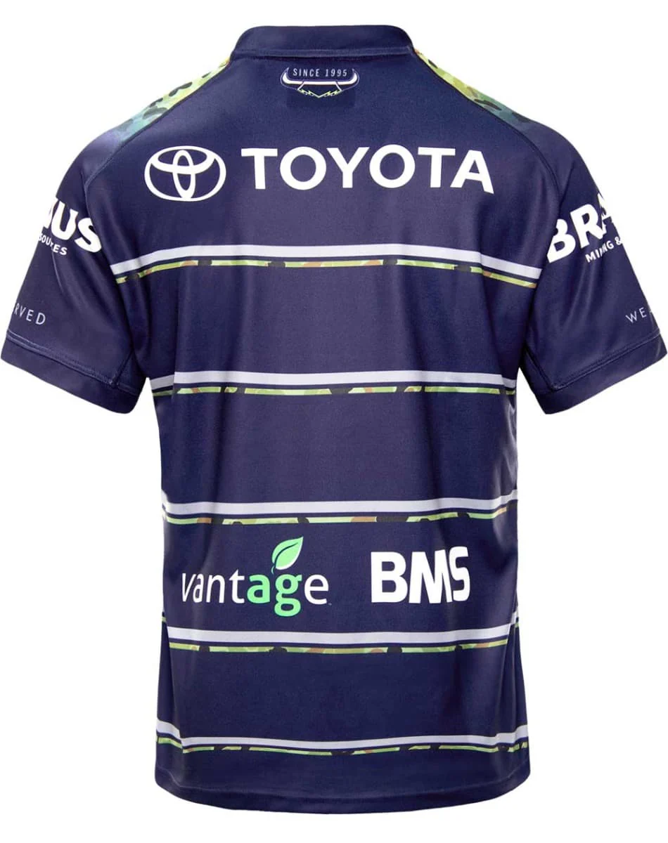 North Queensland Cowboys NRL Mens Anzac Defence Jersey - Image 4