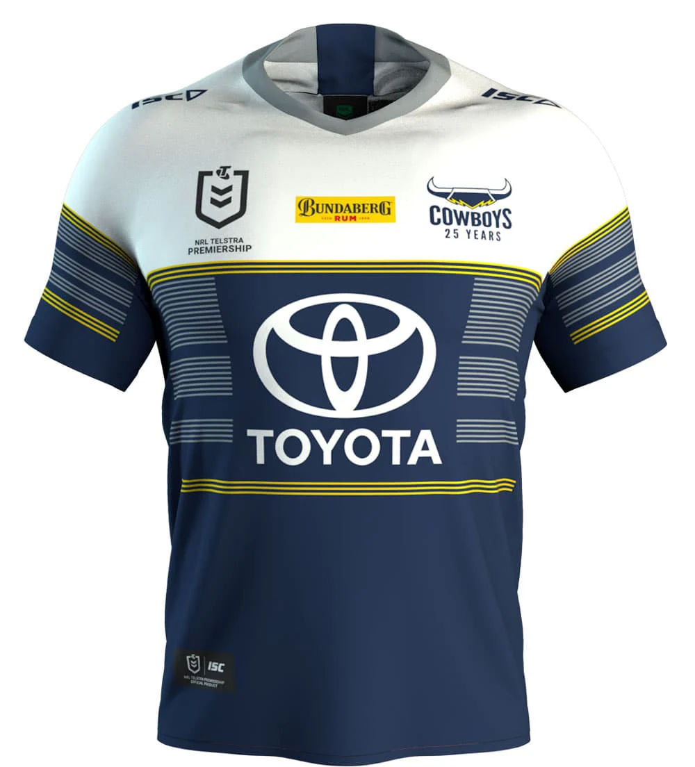 North Queensland Cowboys NRL Mens ISC Away Jersey - Image 5
