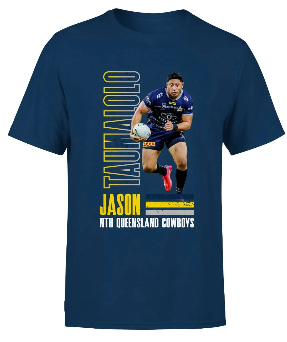 North Queensland Cowboys NRL Mens Jason Taumalolo Players Tee