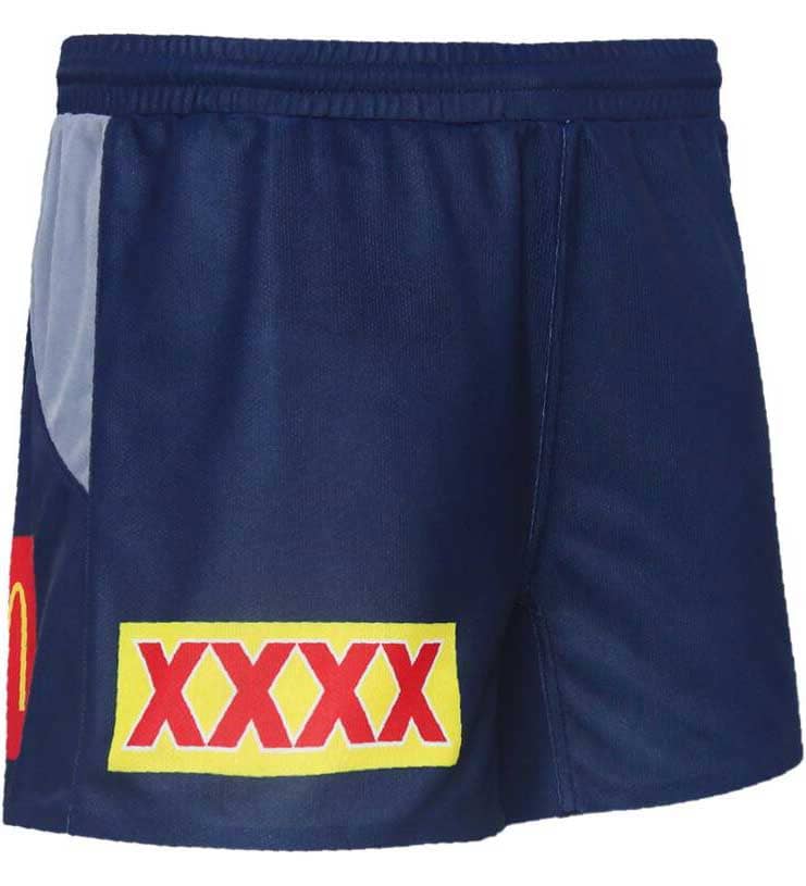 North Queensland Cowboys NRL Mens Players Navy Home Shorts - Image 3