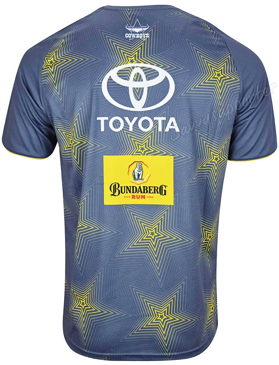 North Queensland Cowboys NRL Mens Steel Training Shirt - Image 4