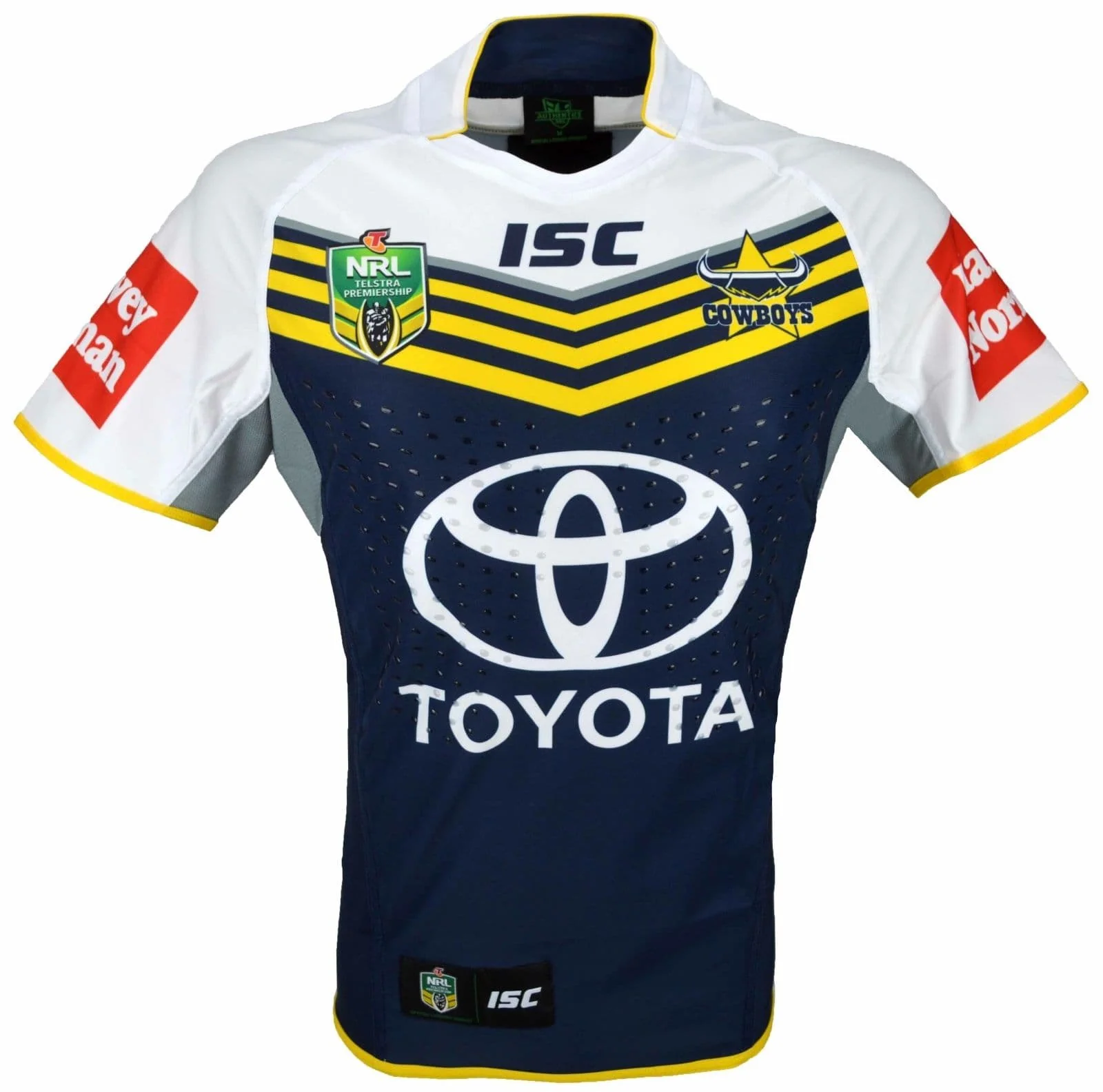North Queensland Cowboys NRL No. 2 Player Issue Home Jersey - Image 2