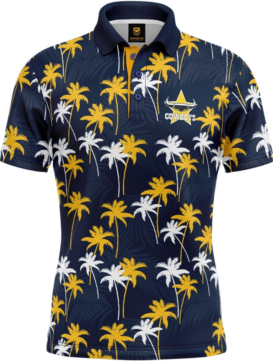 North Queensland Cowboys NRL Par-Tee Golf Polo Shirt