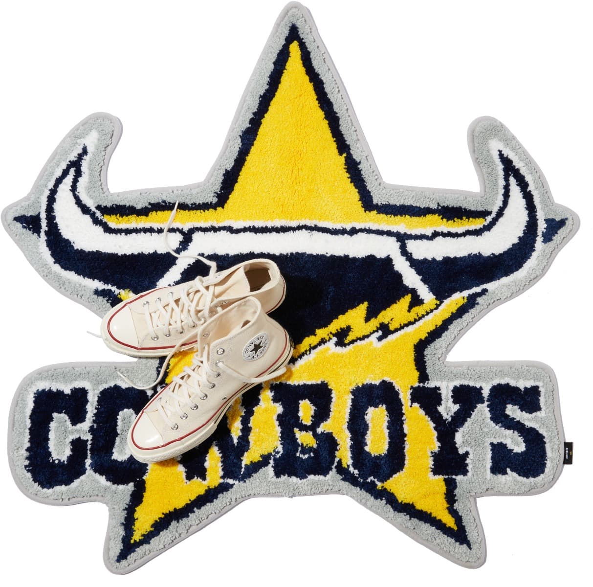 North Queensland Cowboys NRL Team Logo Floor Rug - Image 2