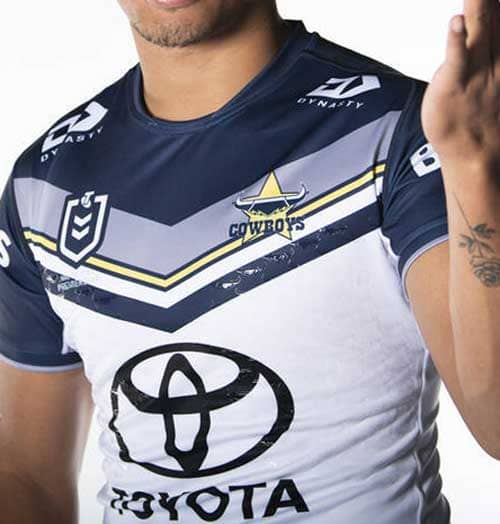North Queensland Cowboys NRL Mens Away Jersey - Image 2