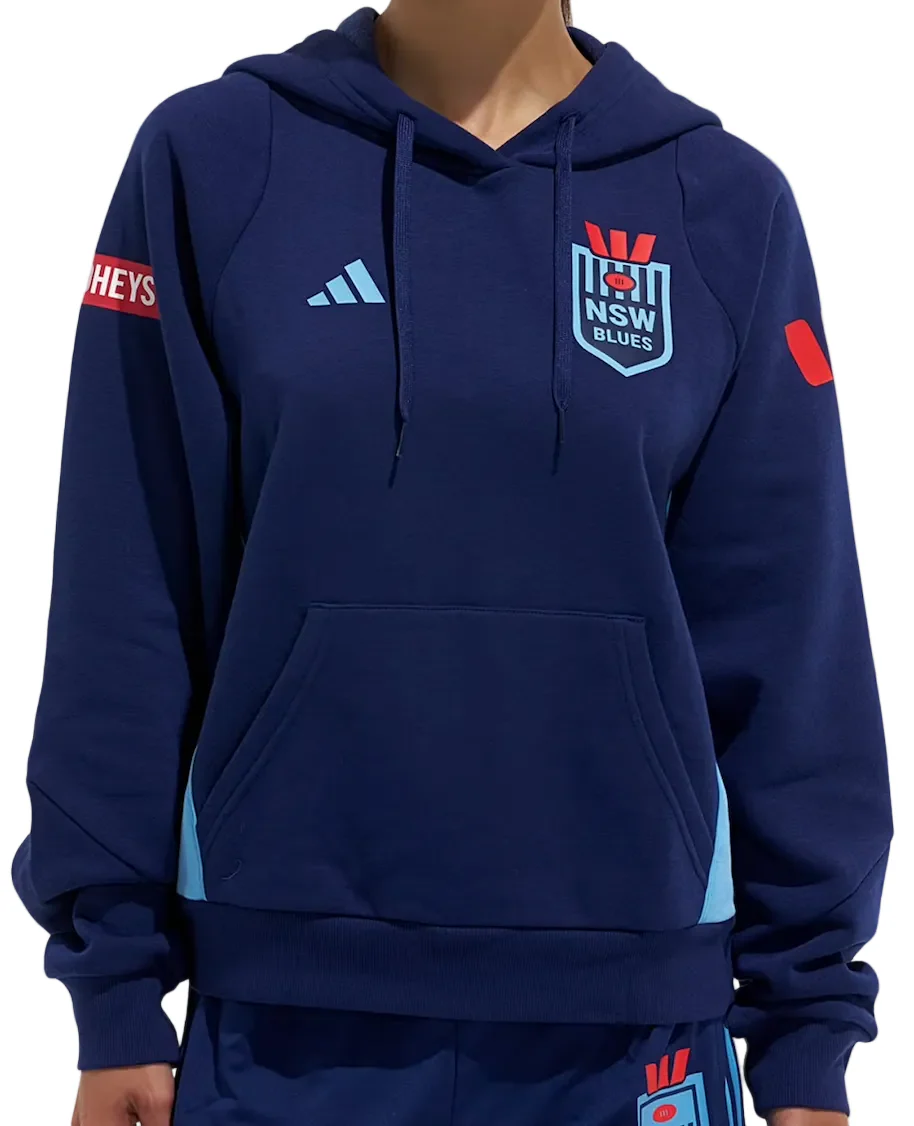 NSW Blues 2026 State of Origin Ladies Dark Blue Training Hoodie - Image 3