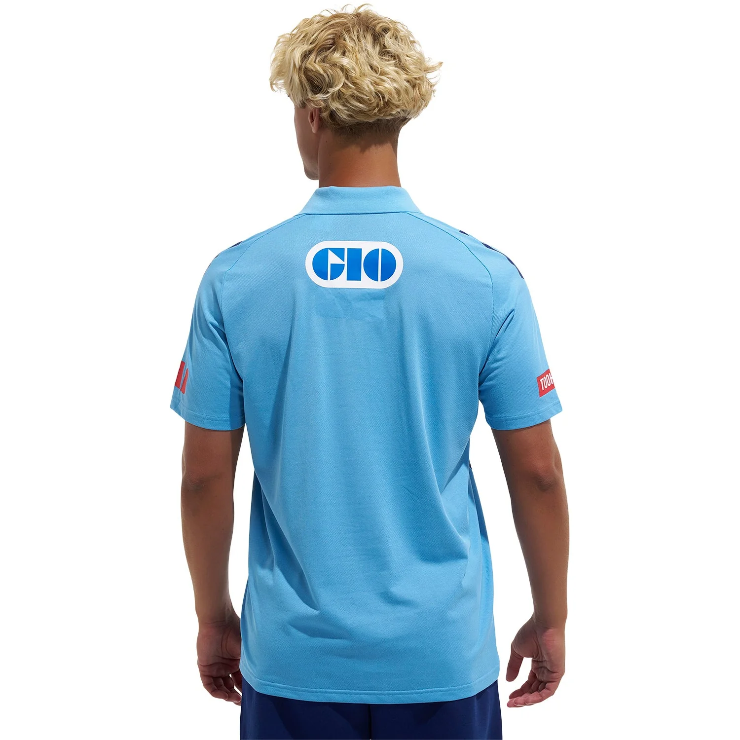 NSW Blues 2026 State of Origin Mens Light Blue Polo Shirt - Image 3