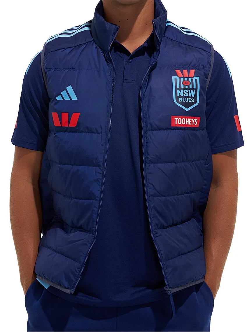 NSW Blues 2026 State of Origin Mens Vest Jacket - Image 2