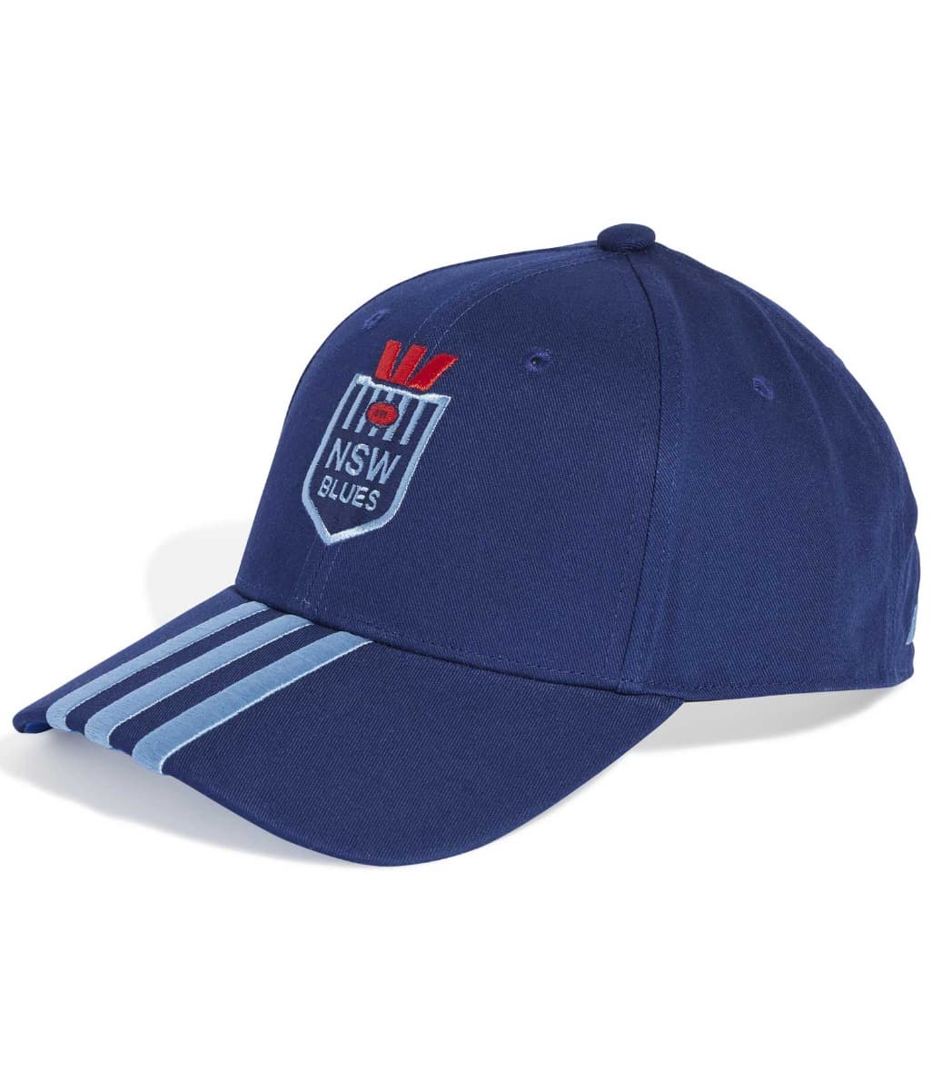 NSW Blues State of Origin 3 Stripe Baseball Cap - Image 2