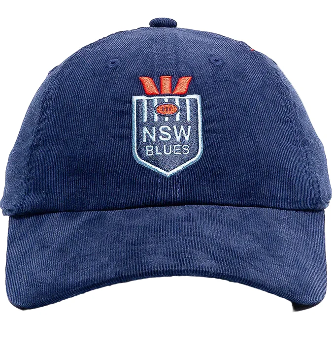 NSW Blues State of Origin Adidas Corduroy Hat - Image 6
