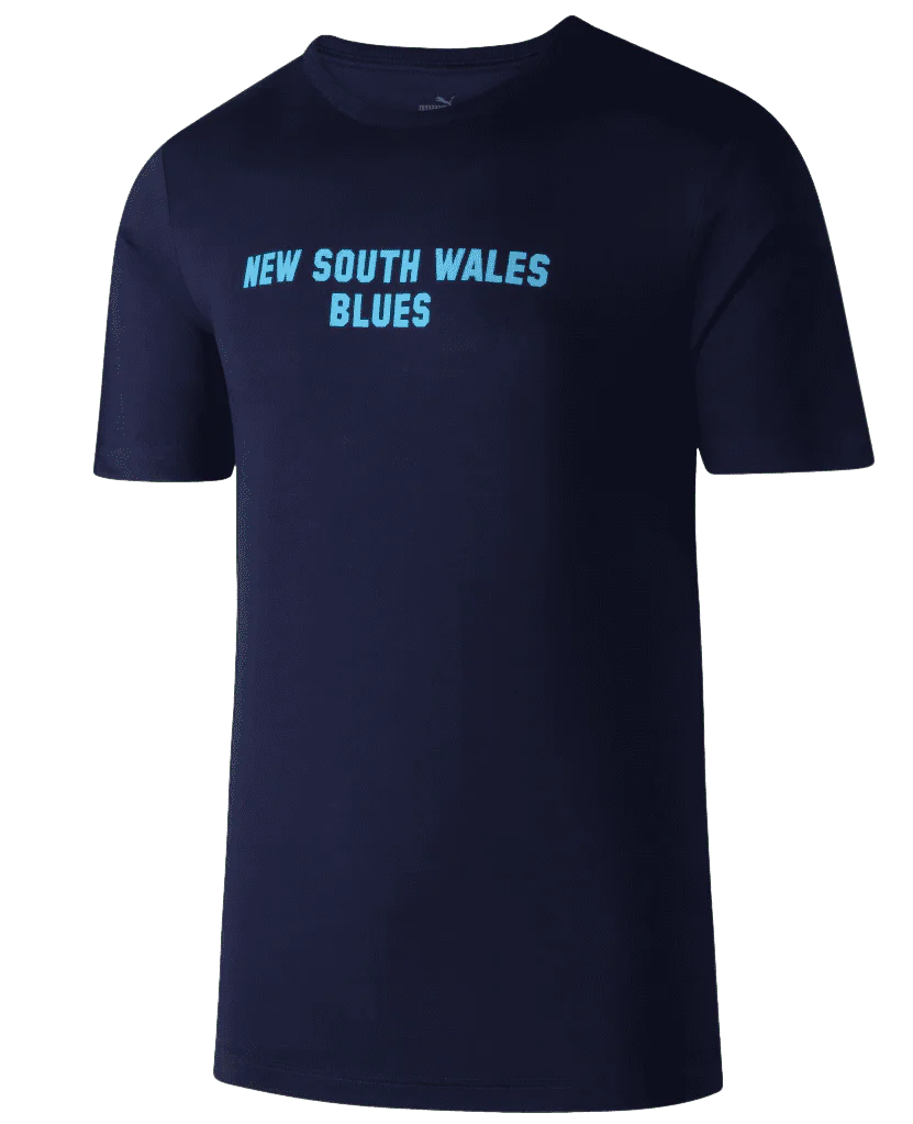NSW Blues Puma State of Origin Mens Graphic Tee