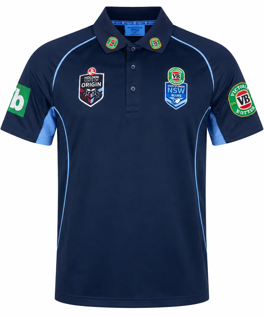 NSW Blues State of Origin Mens Team Polo - size small