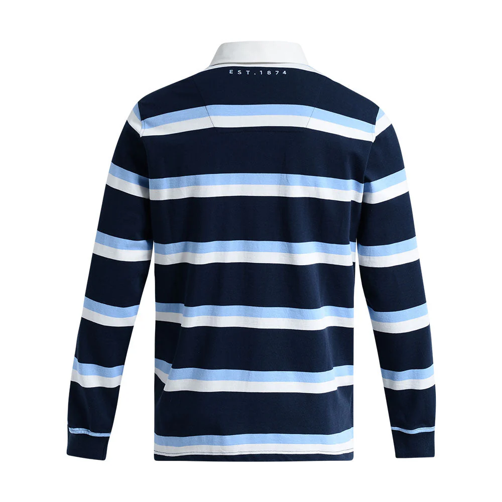 NSW Waratahs 2026 Rugby Union Mens Long Sleeve Cotton Jersey - Image 2