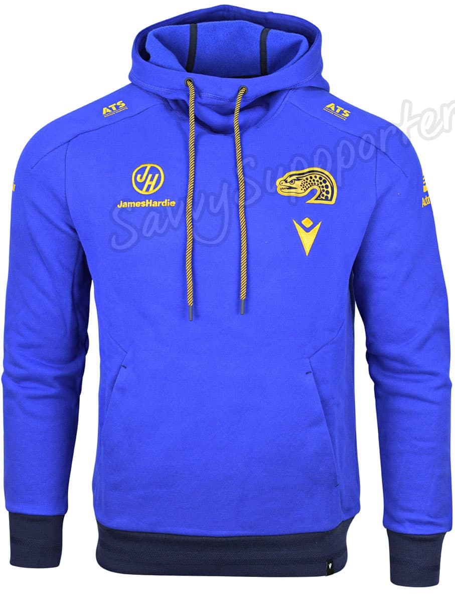 Parramatta Eels 2025 Mens NRL Blue Travel Hoody - Image 2
