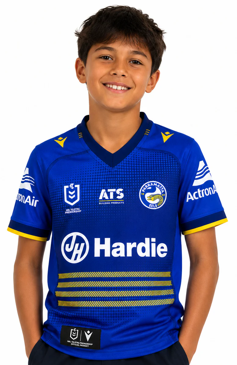 Parramatta Eels 2025 NRL Kids Home Jersey