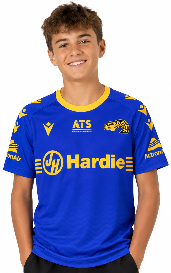 Parramatta Eels 2025 NRL Kids Run Out Shirt