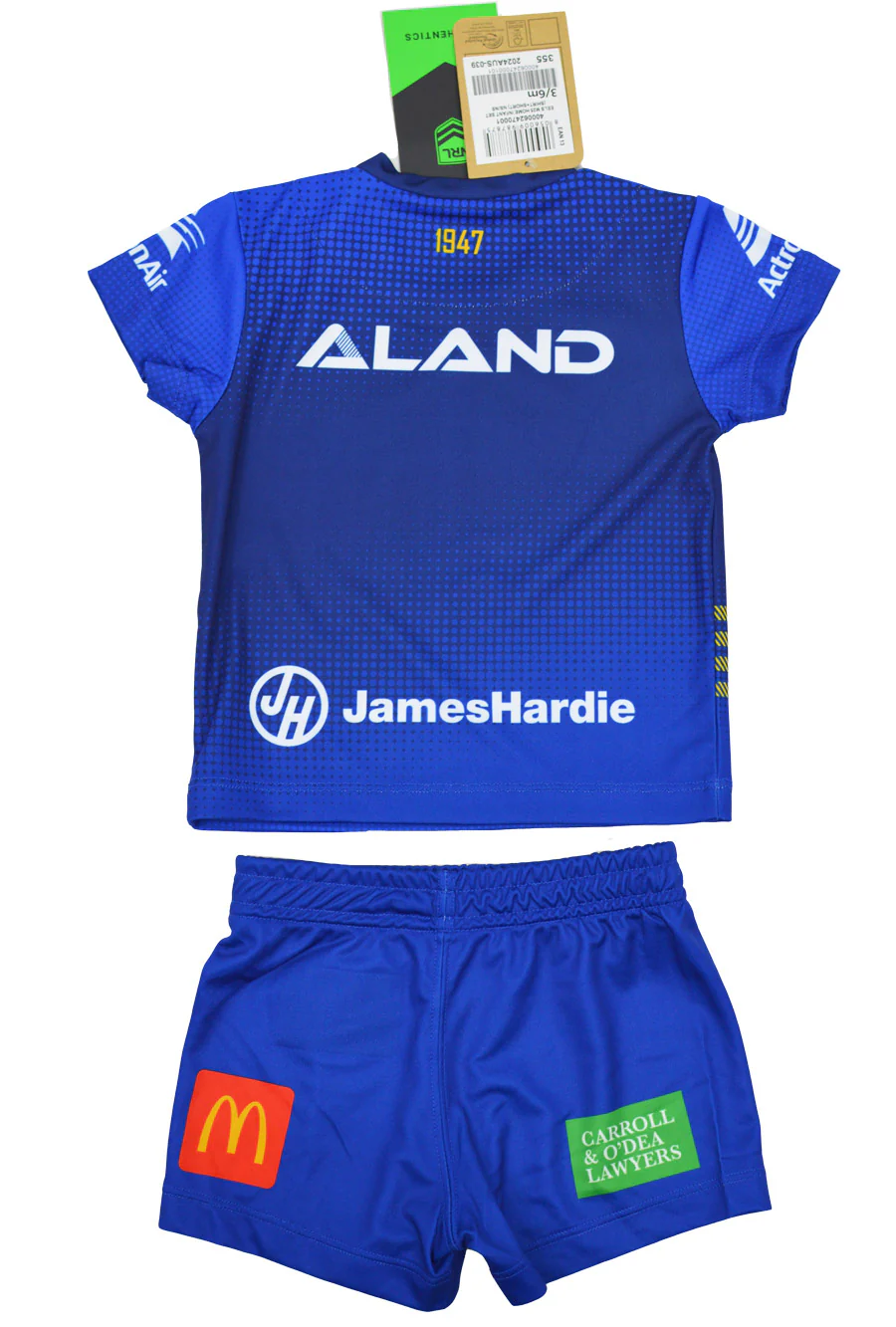 Parramatta Eels 2025 NRL Toddler Home Jersey Set - Image 2