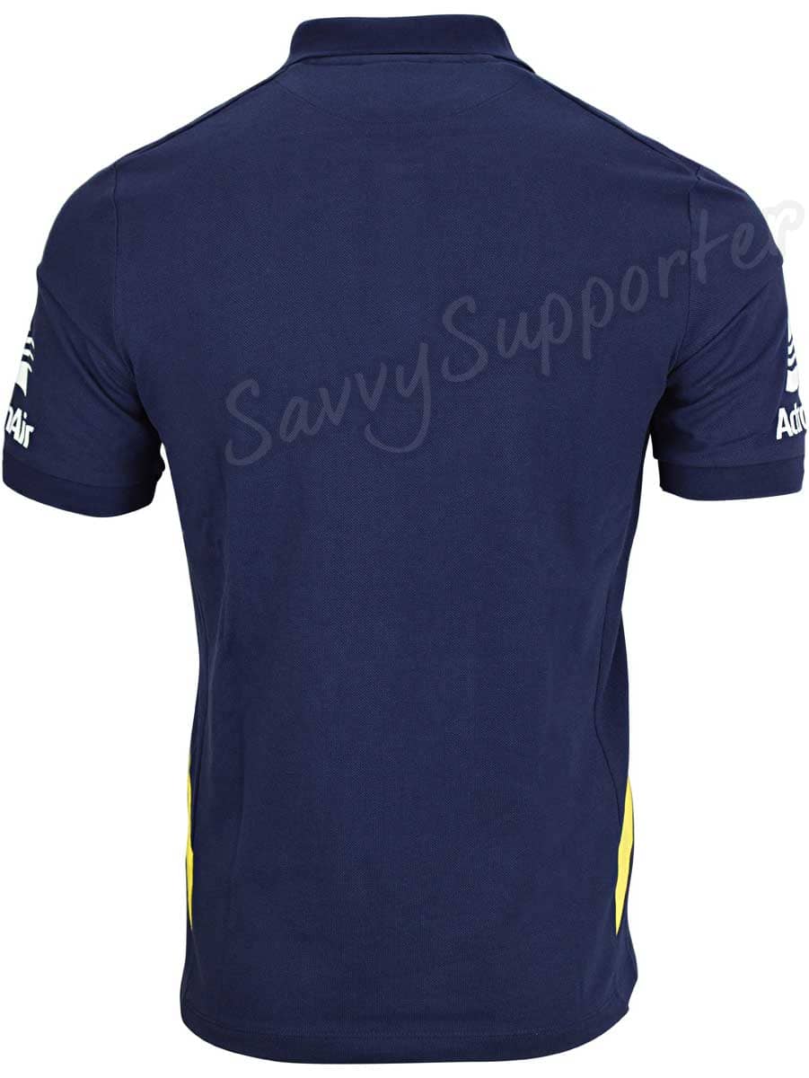 Parramatta Eels NRL Mens Navy Travel Pique Polo Shirt - Image 4