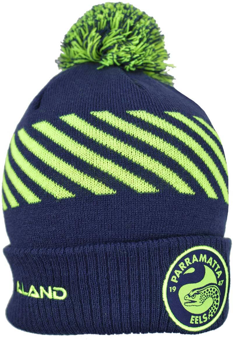 Parramatta Eels NRL Adults Bobble Beanie