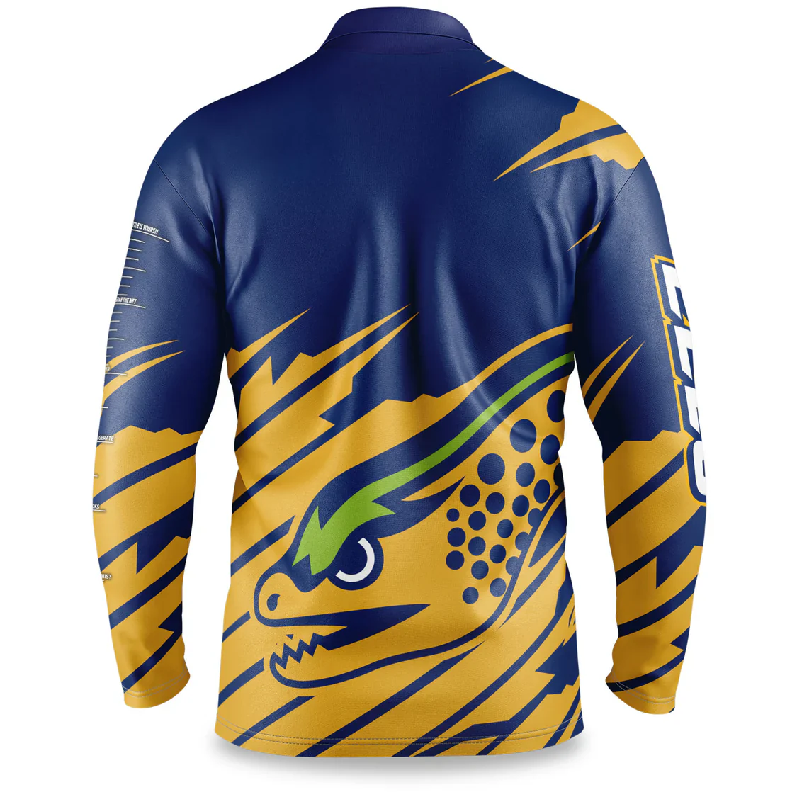 Parramatta Eels NRL Mens Ignition Fishing Shirt - Image 3