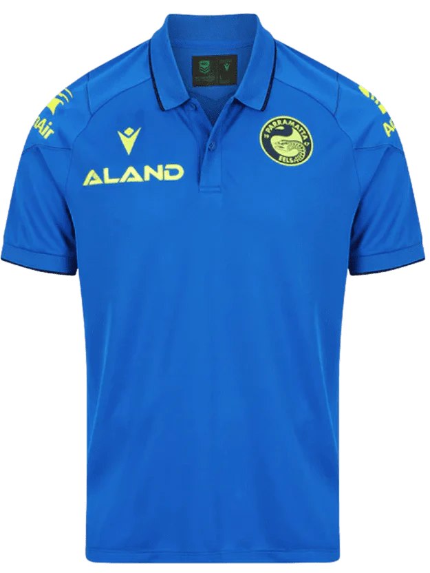 Parramatta Eels NRL Mens Light Blue Polo Shirt