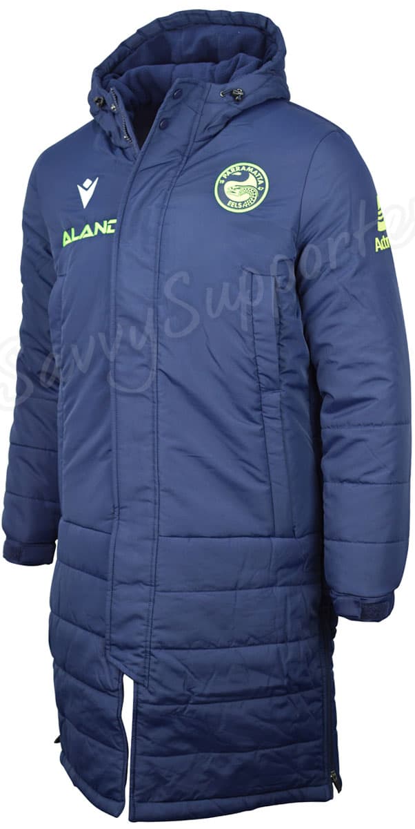 Parramatta Eels NRL Mens Long Bench Jacket