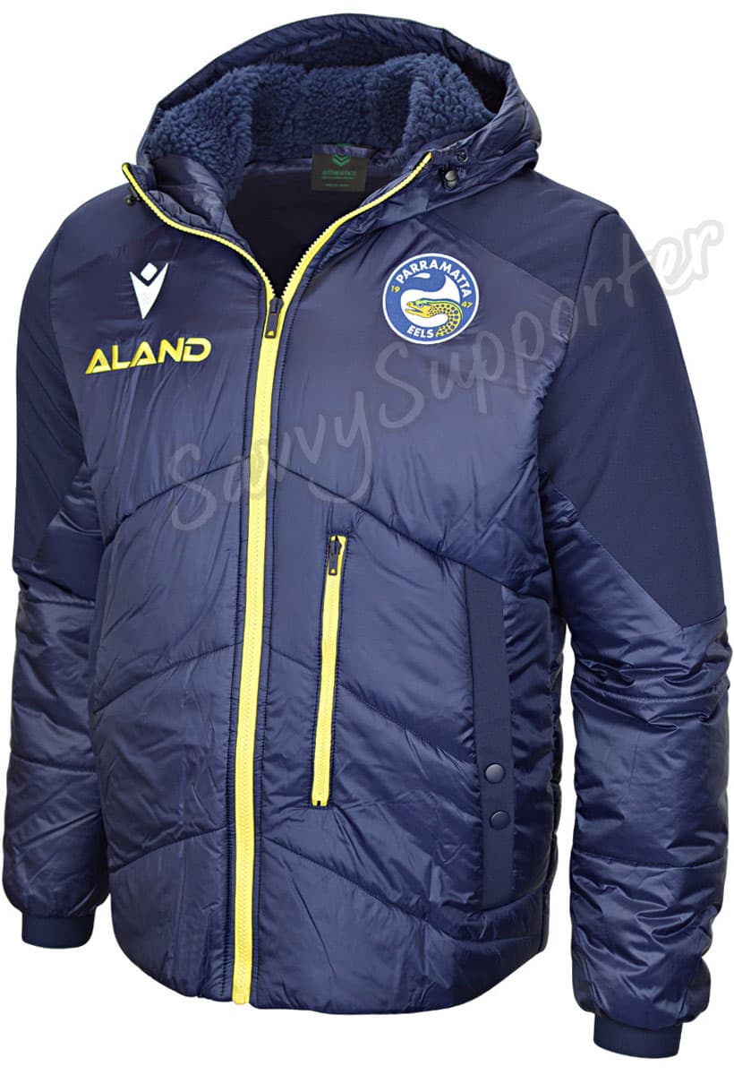 Parramatta Eels NRL Mens Padded Travel Jacket