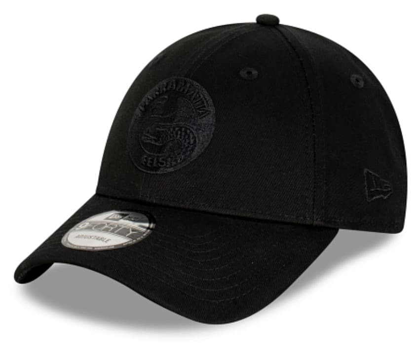 Parramatta Eels 2026 NRL New Era 9FORTY Black on Black Snapback Cap