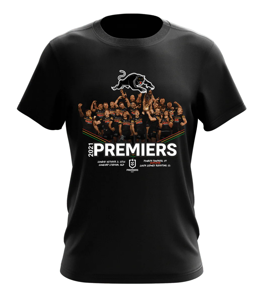Penrith Panthers 2021 NRL Premiers Photo Tee