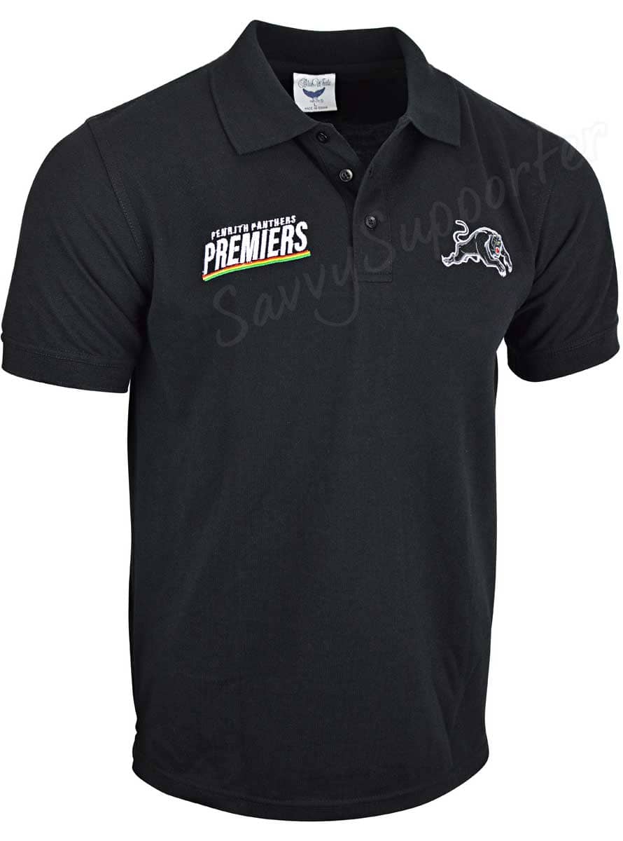 Penrith Panthers 2021 NRL Tidwell Premiers Polo Shirt - Image 2