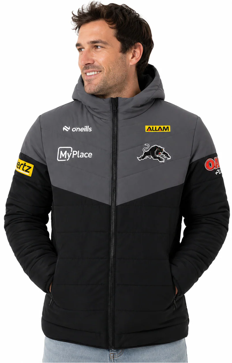 Penrith Panthers NRL Mens Maddox Padded Jacket - Image 2