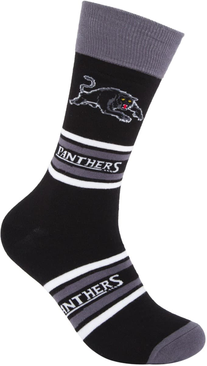 Penrith Panthers NRL Organic Stripe Cotton Socks - Image 2