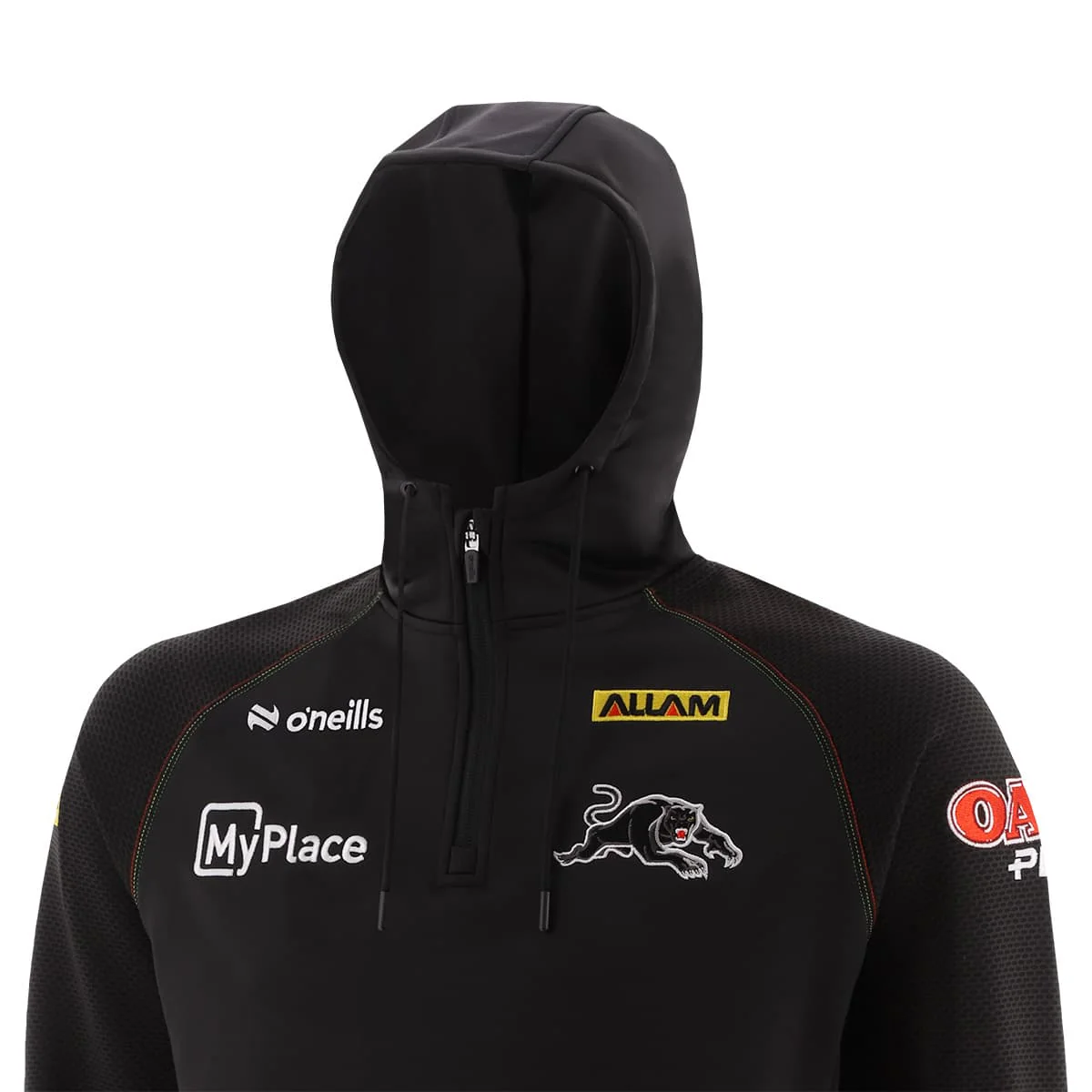 Penrith Panthers 2025 NRL Ladies Half Zip Hoodie - Image 3