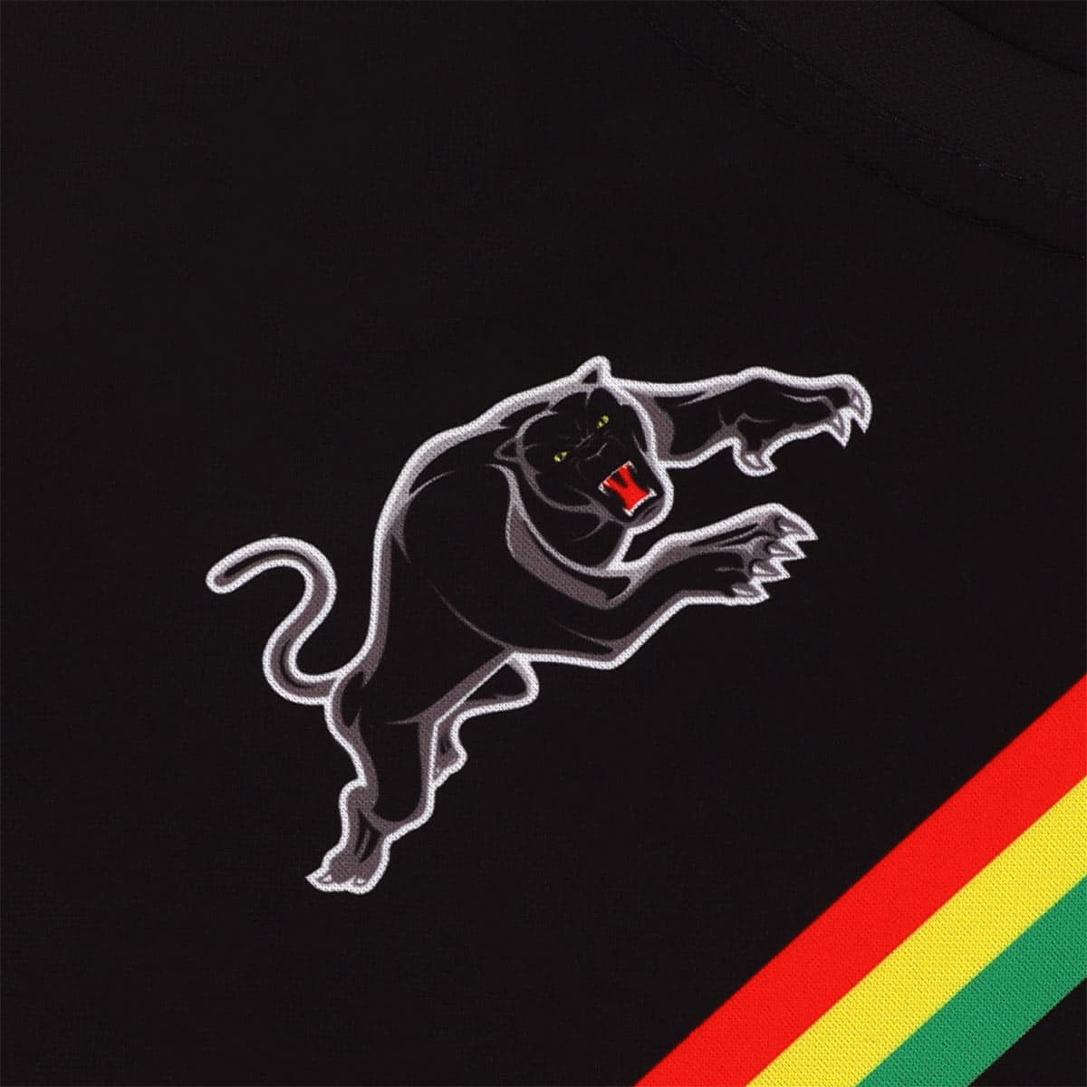 Penrith Panthers 2025 NRL Mens Black Training Singlet - Image 3