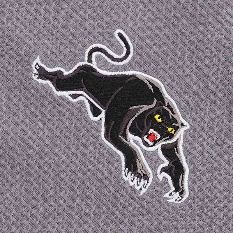Penrith Panthers 2025 NRL Mens Grey Media Polo Shirt - Image 5