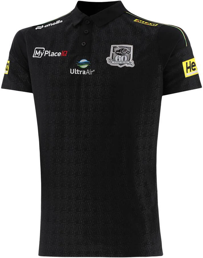 Penrith Panthers 2026 NRL Ladies Black Media Polo Shirt