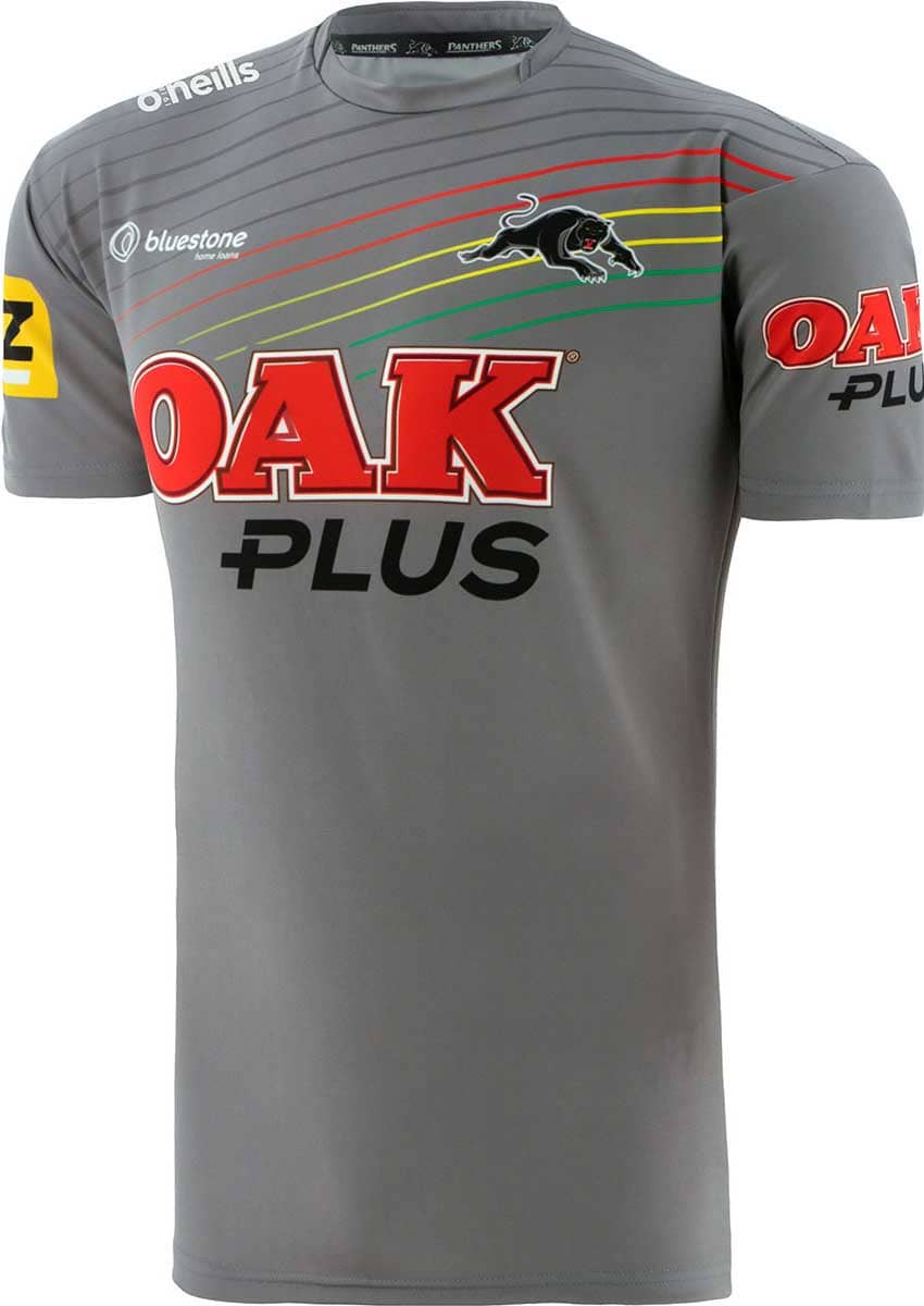 Penrith Panthers NRL Mens Grey Training Shirt