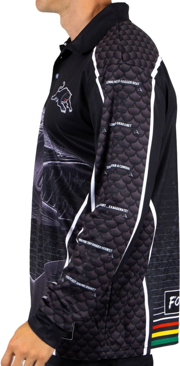 Penrith Panthers NRL Mens Barracuda Fishing Shirt - Image 2