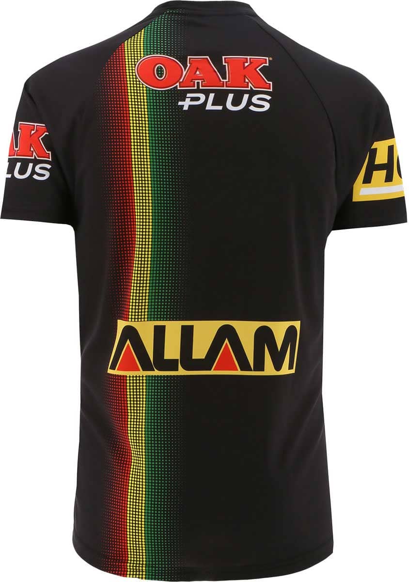 Penrith Panthers NRL Mens Black Training Shirt - Image 2