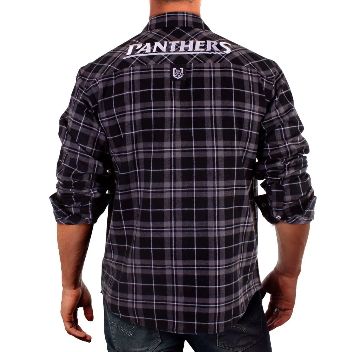 Penrith Panthers NRL Mens Flannel Shirt SIZE 5XL ONLU - Image 2