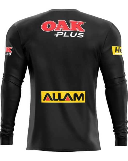 Penrith Panthers NRL Mens Long Sleeve Training Shirt - Image 2